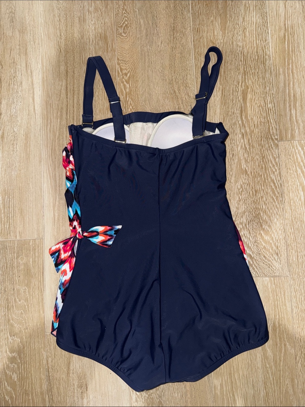 NWT Maxine of Hollywood Bandeau Sarong One Piece 8 - Picture 8 of 13